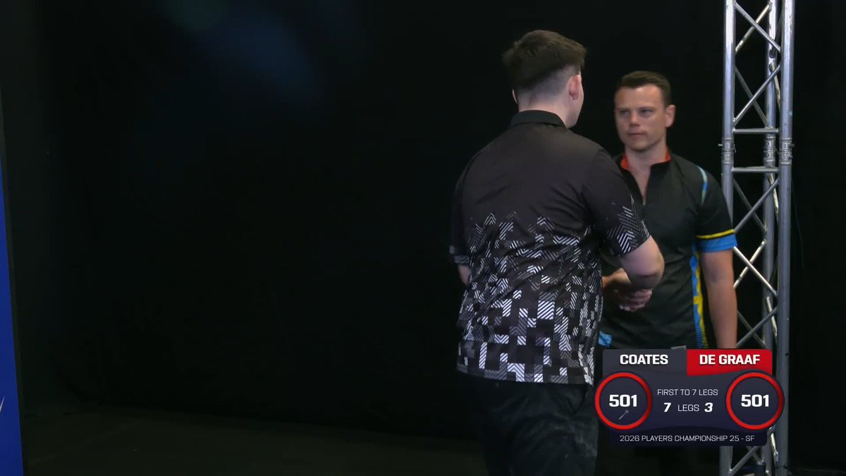 COATES' DREAM RUN CONTINUES! 👏 What an incredible story! Henry Coates - who doesn't hold a Tour Card - dispatches Jeffrey de Graaf 7-3 to confirm his place in a first PDC ProTour final! Can the 20-year-old go all the way? 👀 📺 #PC25