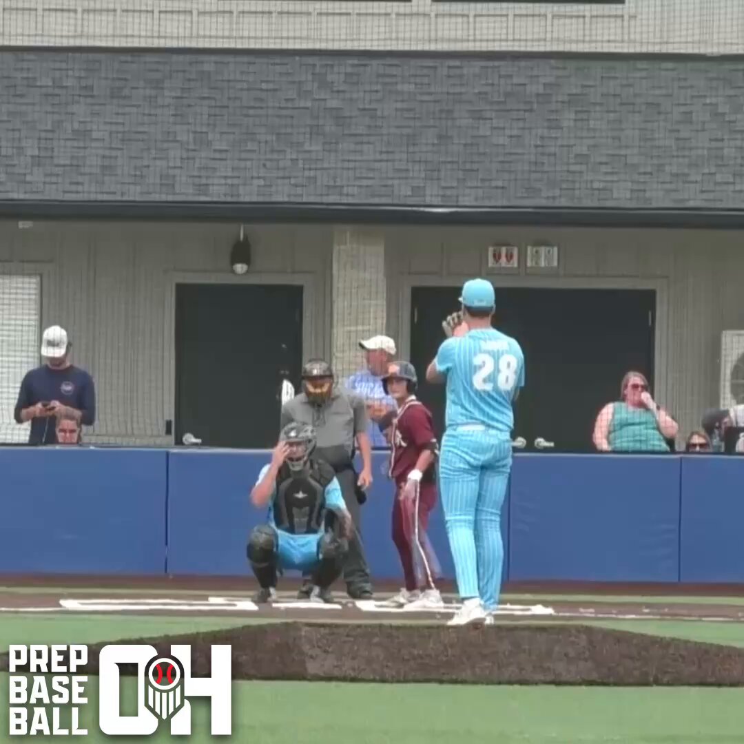 Extended CF look at ‘28 LHP AJ Yoder 🎥 Big-bodied XL frame at 6-foot-4 240 lbs. FB: 87-89 Heavy, natural ASR CB: 72-74 CH: 79-81 kills spin ↘️ N2K for August 1st 👍👍 Shooter Hunt | Kyle Weldon | Prep Baseball Ohio