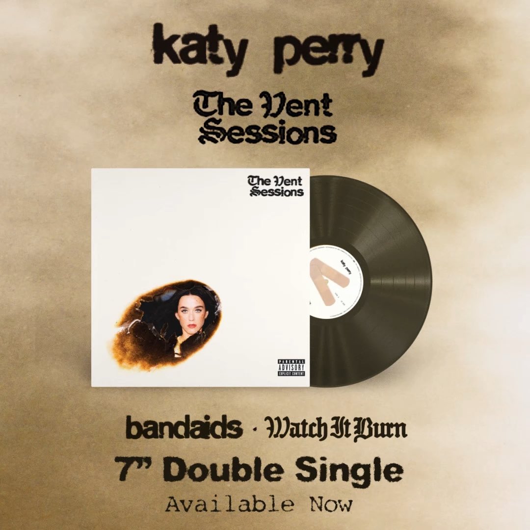 Broken heart or Burn it down? ❤️‍🩹🦂 The Vent Sessions Bandaids + Watch It Burn 7” vinyl single available now at