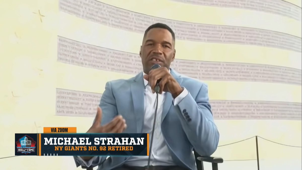 "As an interviewer, our job is to deliver information. I'm not trying to get a bigger name for myself by putting somebody else in an uncomfortable position." – Michael Strahan on his Chris Johnson interview