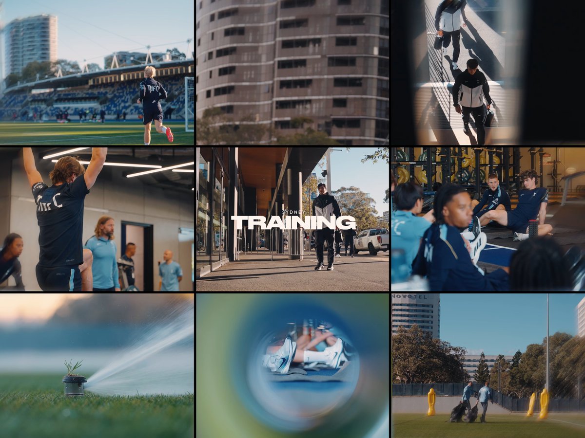 Sydney training scenes 📺