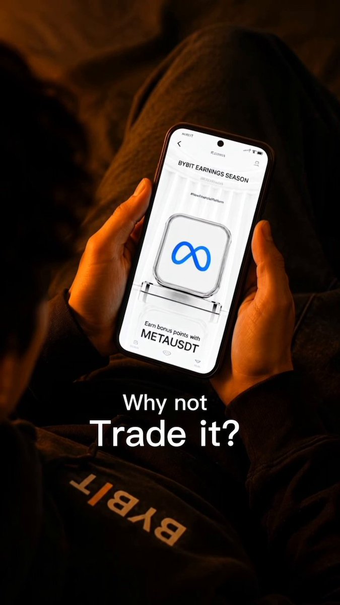 You spent hours on this app. Are you going to just scroll... or trade the move? META reports this week. Most people watch the numbers come out and wish they'd positioned earlier. Miss it, and you wait another quarter. Trade METAUSDT for bonus points this Earnings Season.