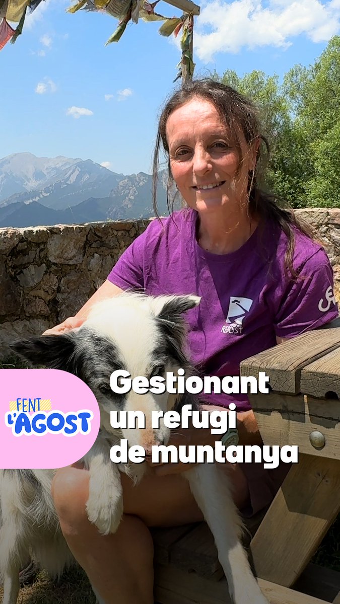⛰️ "Hi ha gent que ve a la muntanya i no aixeca el cap del rellotge." L'Anna fa 25 anys que és guarda del Refugi de Rebost 〽️. Ens explica com ha canviat la vida a muntanya i les noves modes que, sovint, posen en risc els excursionistes. #FentAgost3Cat