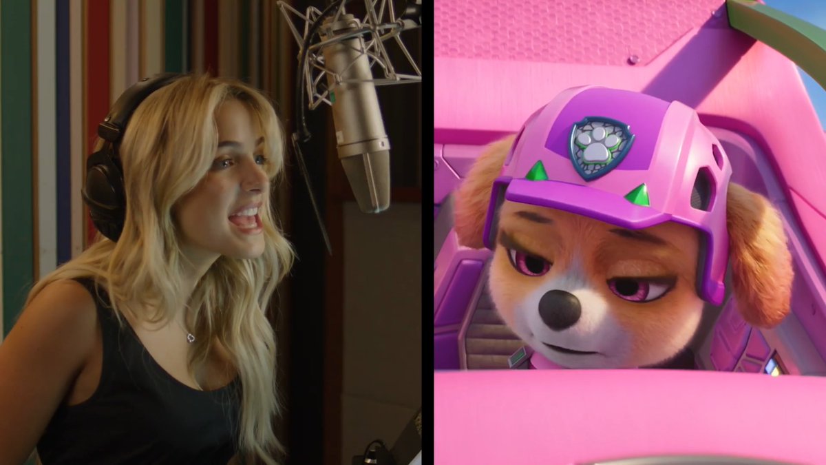 Woof woof. Bark bark. It’s Mckenna Grace. 🐾🩷☁️ #PAWPatrolMovie - only in theatres August 14.