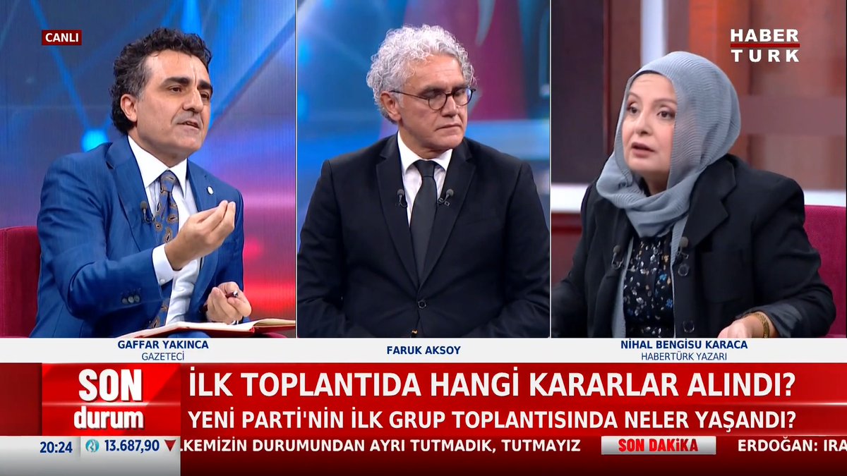 📌YENİ Parti'nin ilk grup toplantısında neler yaşandı? Habertürk Yazarı Nihal Bengisu Karaca (Nihal Bengisu Karaca) #NedirNeDeğildir'de değerlendirdi.