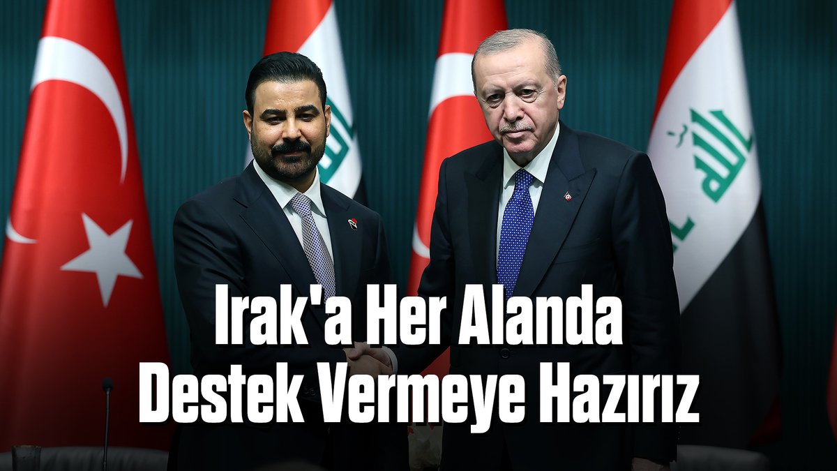 Türkiye olarak ihtiyaç duyduğu her alanda Irak’a destek vermeye hazırız. 🇹🇷🇮🇶