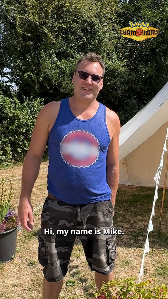 Introducing Mike Hobbs, the UK’s champion of nettle eating, who will be competing in “Pokémon Champion of Champions” coming 29 July! #PokemonChampions