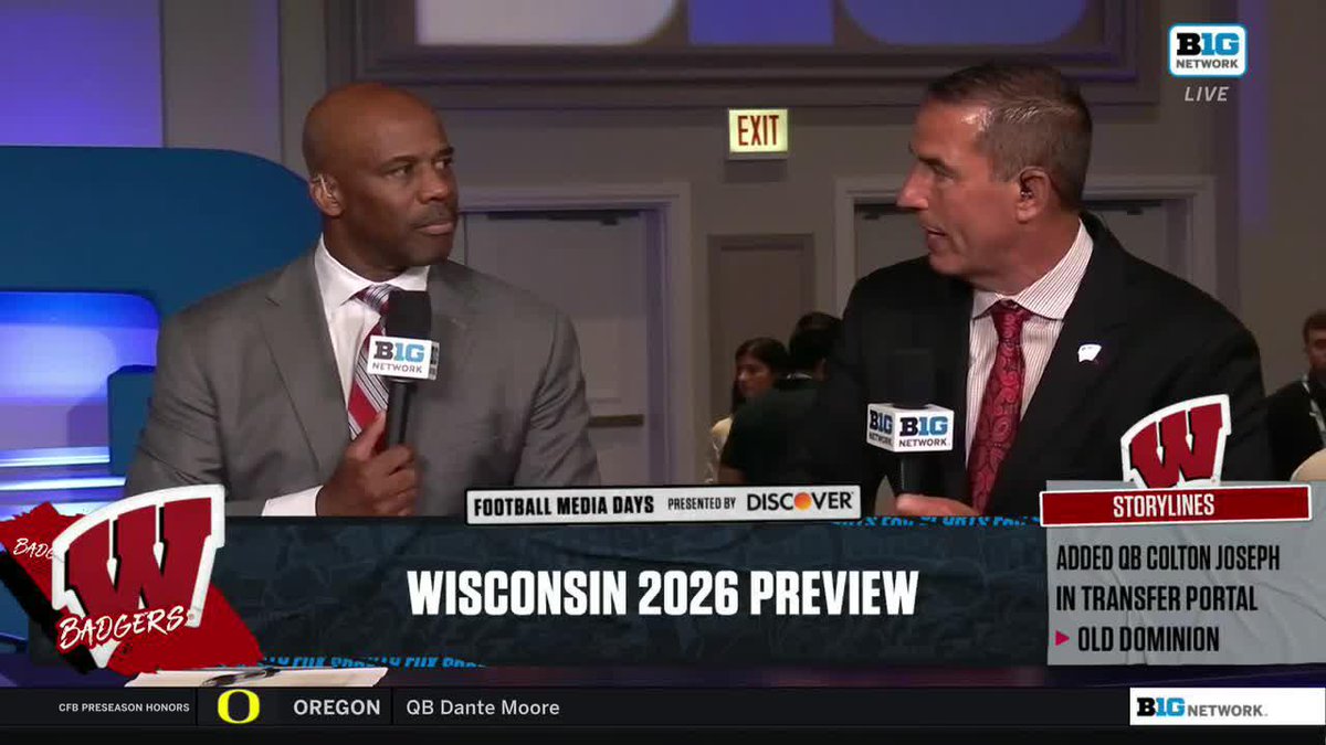 "I think that quarterback room might be one of the biggest differences in our whole entire program." Luke Fickell on the addition of transfer QB Colton Joseph and what's ahead for Wisconsin Football 👇