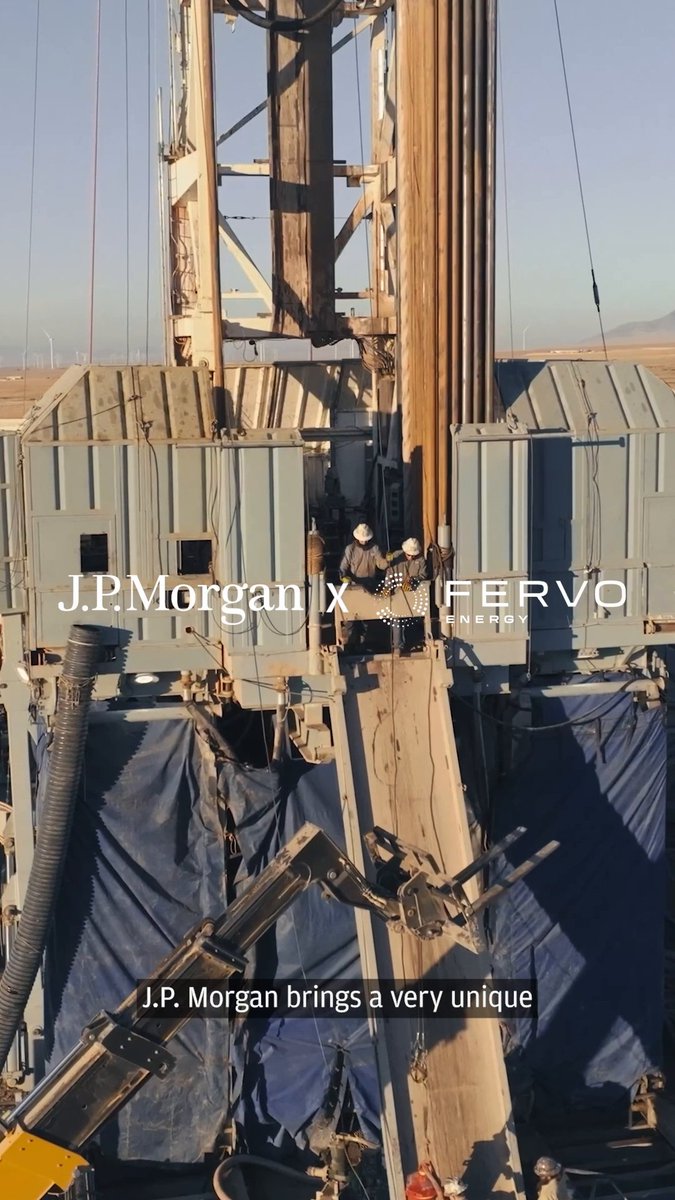 From startup vision to infrastructure scale: Fervo Energy’s geothermal breakthrough, backed by J.P. Morgan.