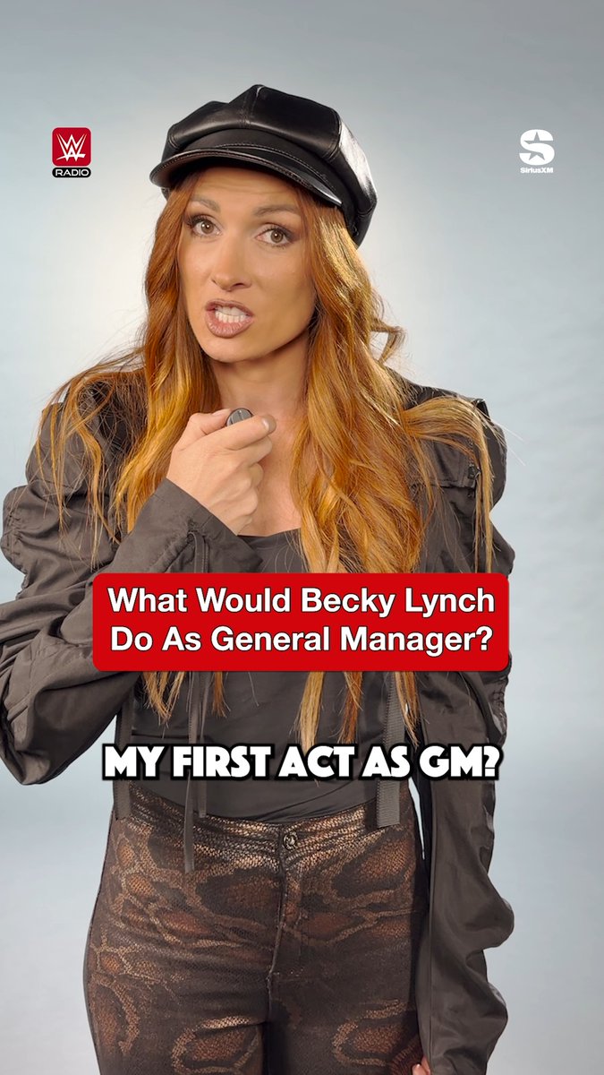 During our Superstar Superlatives, Big Time Becks said she would make a great General Manager, but what would The Man do as a general manager in WWE? #wwe #wrestling #prowrestling #beckylynch