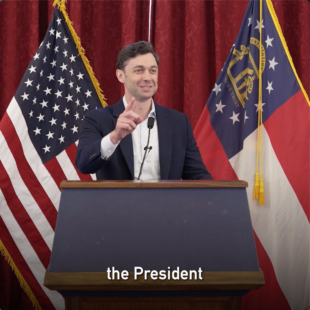 Sen. Ossoff: It is astonishing that Donald Trump wouldn't sign the one bipartisan achievement of this Congress to address the cost-of-living crisis.