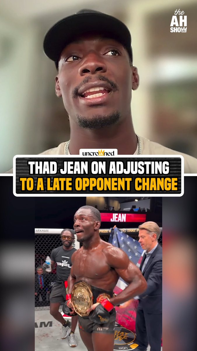 "I'm super grateful for it. That was a performance where you look at it and you're like, 'Man, I could do way better. I am way better.'" Thad Jean learned a lot from his back-and-forth title fight against Ernesto Rodriguez 🧠 #HelwaniShow