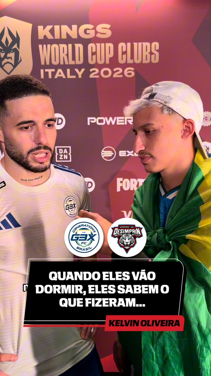 ‘ELES SABEM O QUE FIZERAM’ 👀👀 Kelvin Oliveira comentou sobre a briga entre G3X e DesimpaiN e disse que ficou muito chateado com a situação. via: 𝗹𝗲𝗼, 𝗼 𝗿𝗮𝗳𝗮𝗲𝗹 👉 Assista à Copa do Mundo de Clubes da Kings League pela ESPN no Plano Premium do #DisneyPlus. #KingsWorldCupClubs #KingsLeague