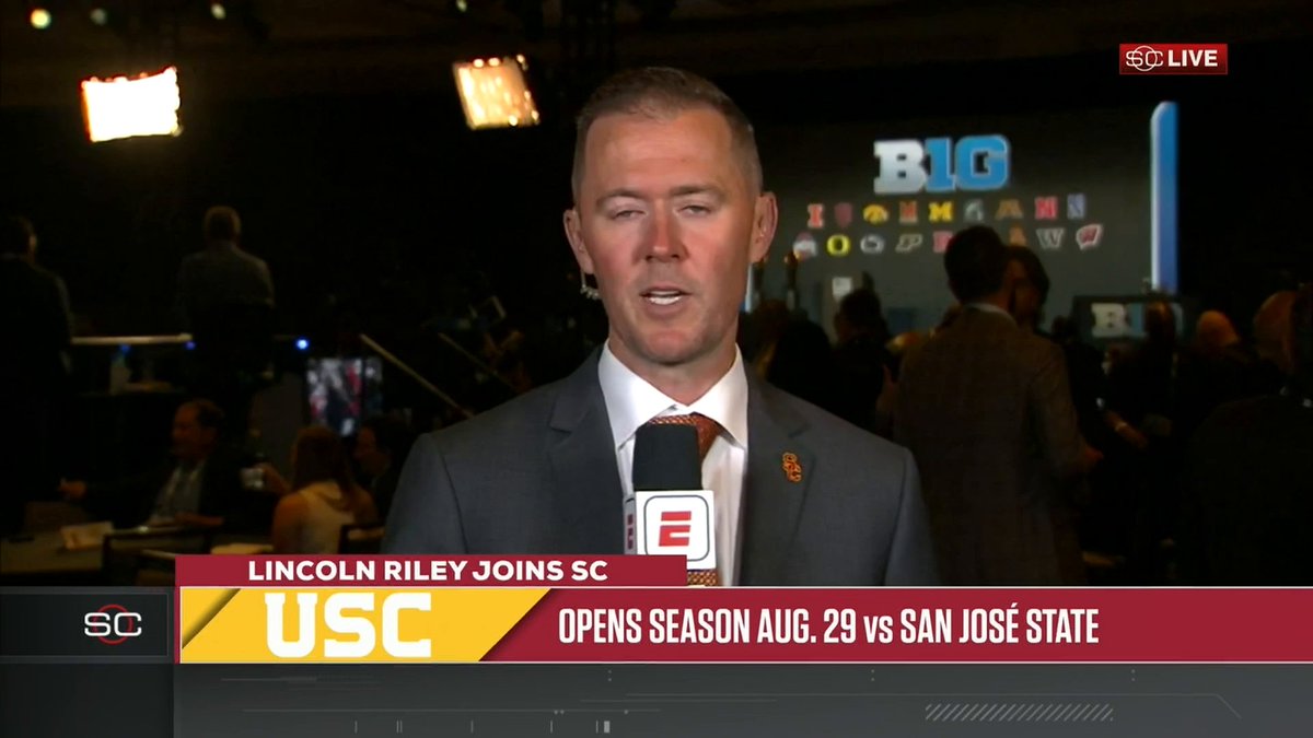 "Now we've gotta go out and prove it, and we're going to get our chances." Lincoln Riley joins Matt Barrie on SportsCenter to discuss the upcoming USC Football ✌️ season 🏈
