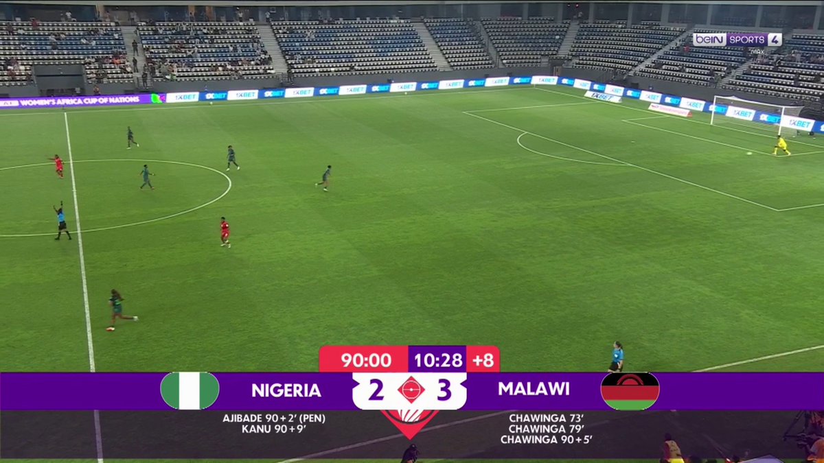 [📺LIVE] 🏆🌍 #CAN Féminine 🇳🇬🇲🇼 Historique ! Le Malawi s'offre le Nigeria 3-2 pour lancer sa CAN !