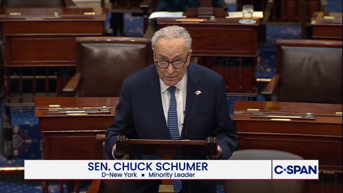Chuck Schumer on passing Russia sanctions bill: "With this bill, we're going to show the Russians, we mean business."
