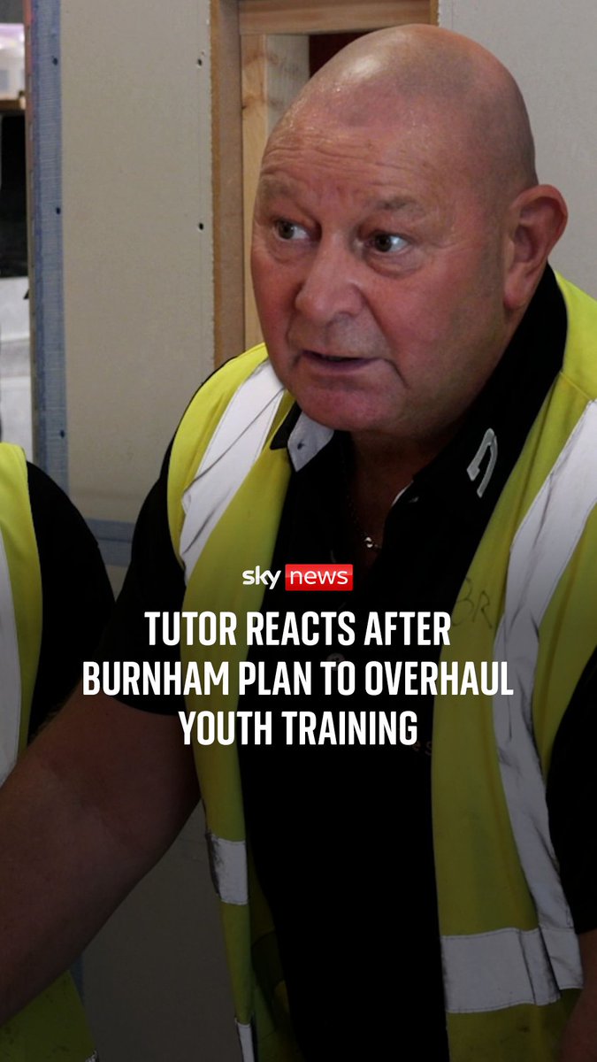 'They need that opportunity': Sky's Shamaan Freeman-Powell spoke to teenagers at a training workshop in Stoke after the government announced plans to overhaul technical training for young people.