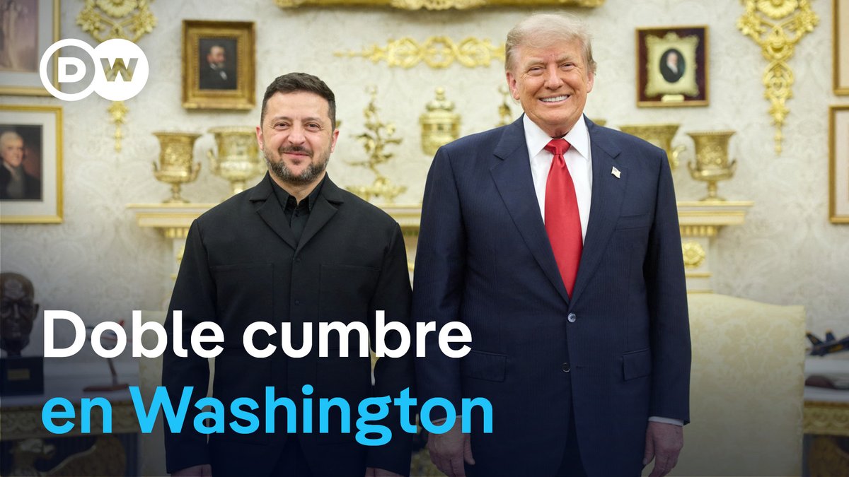 Zelenski y Netanyahu buscan el respaldo de Trump en la Casa Blanca Volodímir Zelenski y Benjamín Netanyahu se reúnen con Donald Trump en Washington. En el encuentro con el presidente ucraniano se habló sobre la fabricación en Ucrania de misiles defensivos Patriot de Estados Unidos. El encuentro con el primer ministro israelí fue catalogada por el gobierno estadounidense como "positiva y provechosa".
