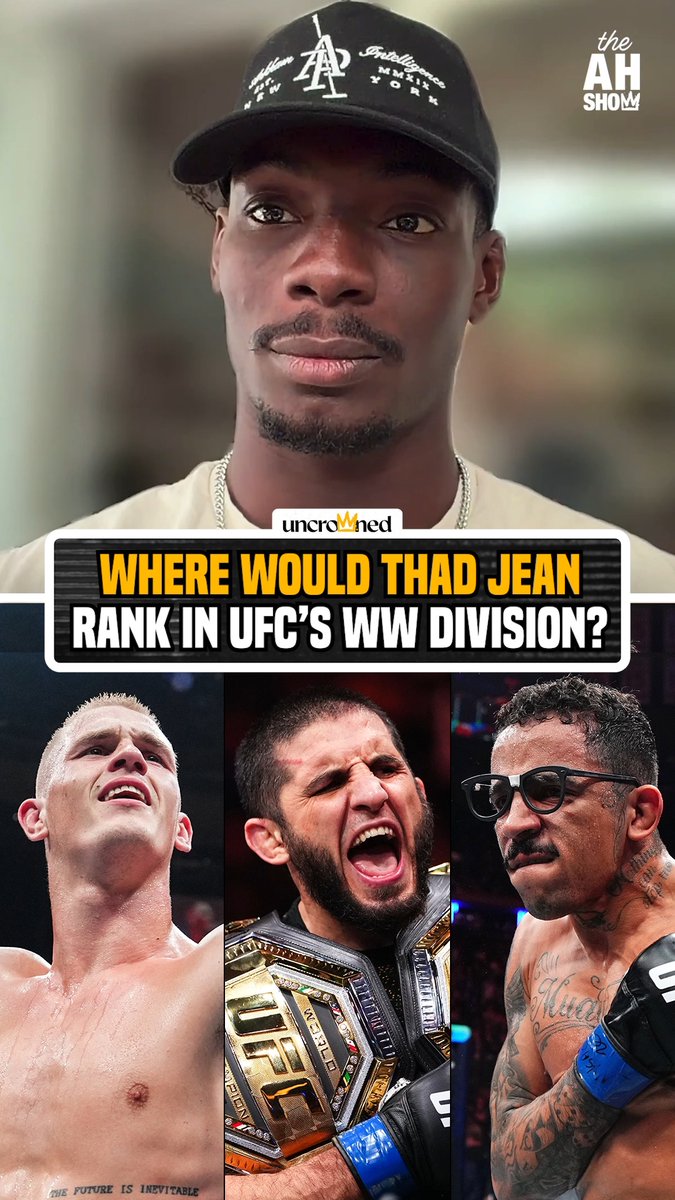 "I'm up there, I'm top 3." Thad Jean is confident he's right up there with the best welterweights in the UFC 📈 #HelwaniShow