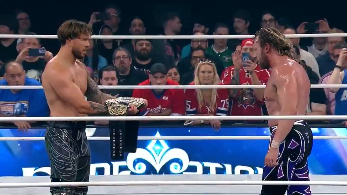 The road to #AEWAllIn London officially began when Will Ospreay • ウィル・オスプレイ protected Kenny Omega from a vicious attack by the Death Riders, but Omega bested the Aerial Assassin with a surprise attack of his own! Watch the #AEWRedemption replay RIGHT NOW on @HBOMax!