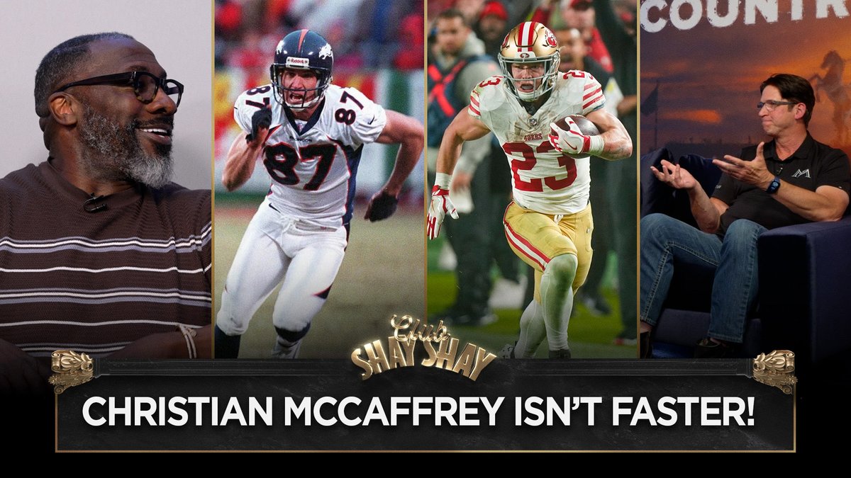 Christian McCaffrey Isn’t Faster Than His Dad Ed McCaffrey "I don't think you get the credit that you deserve because people just look at you as a blocker. Just for FYI, Ed is faster than Christian McCaffrey. He ran a faster 40 than his son." - shannon sharpe