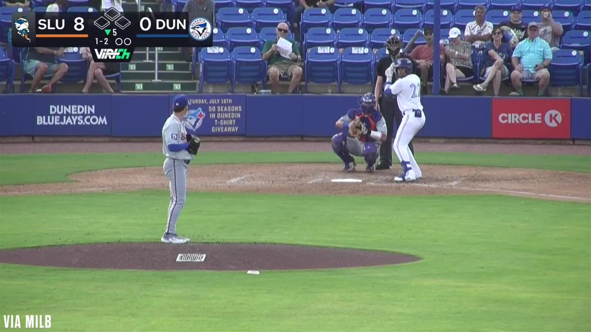 Austin Warren gets a strikeout and a double play ball in a scoreless fifth inning on a rehab assignment for St. Lucie