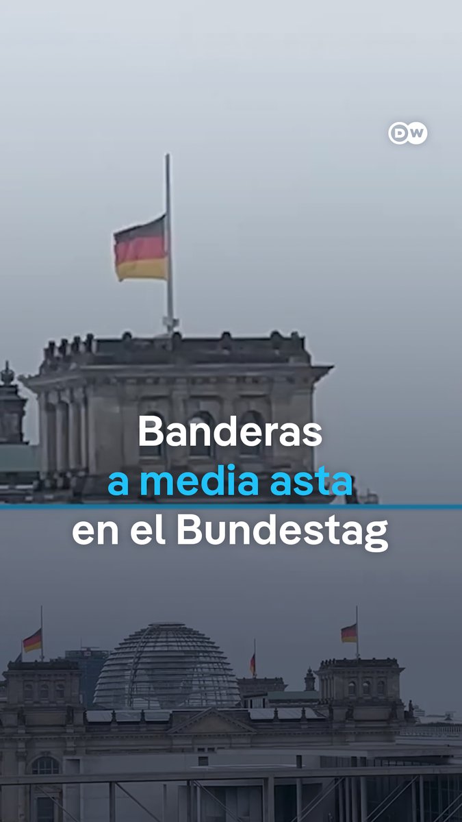Banderas alemanas del Bundestag ondean a media asta para recordar a víctimas del atropello masivo Luto en Berlín tras el atropello masivo en el Día del Orgullo. En el Parlamento alemán, Bundestag, las banderas ondean a media asta para recordar a las víctimas del ataque terrorista del pasado sábado. La policía mató al atacante pocas horas después. En el atropello murió una mujer y decenas de personas resultaron heridas.