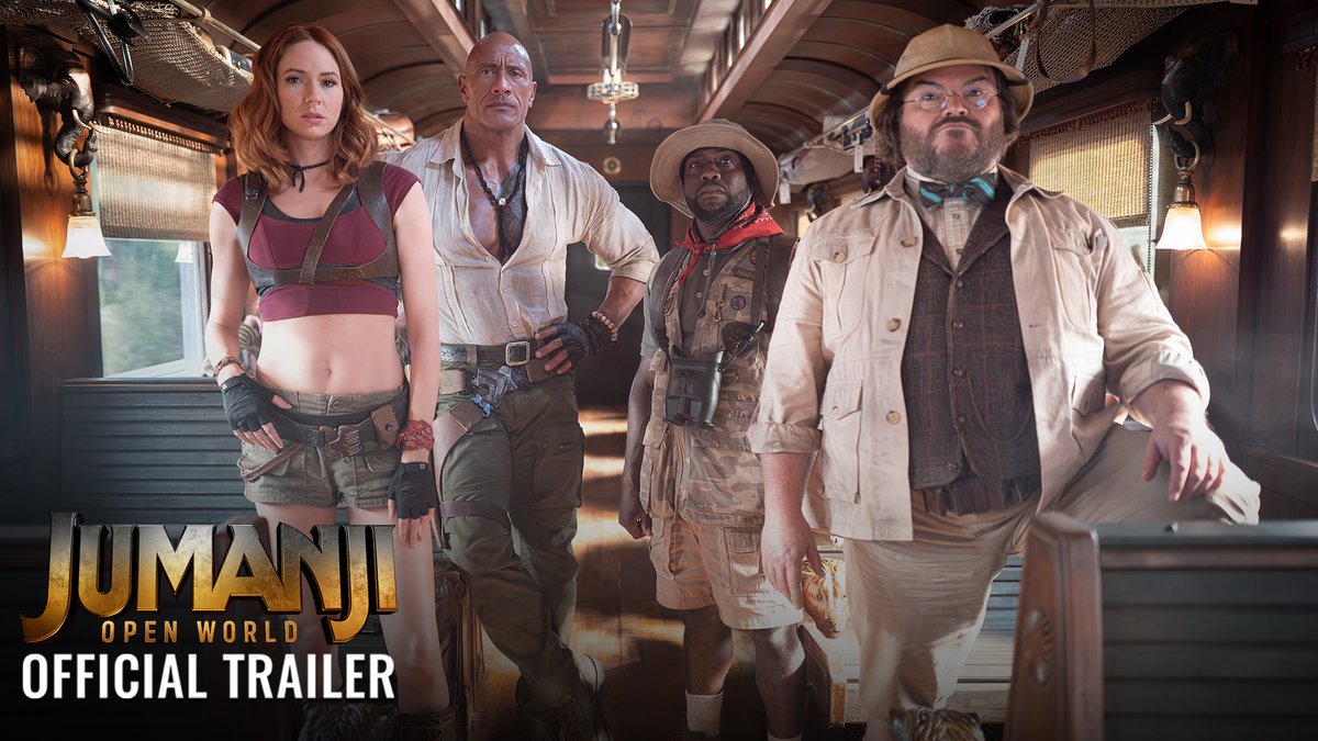 The first trailer for ‘JUMANJI: OPEN WORLD’ has been released. In theaters on December 25.