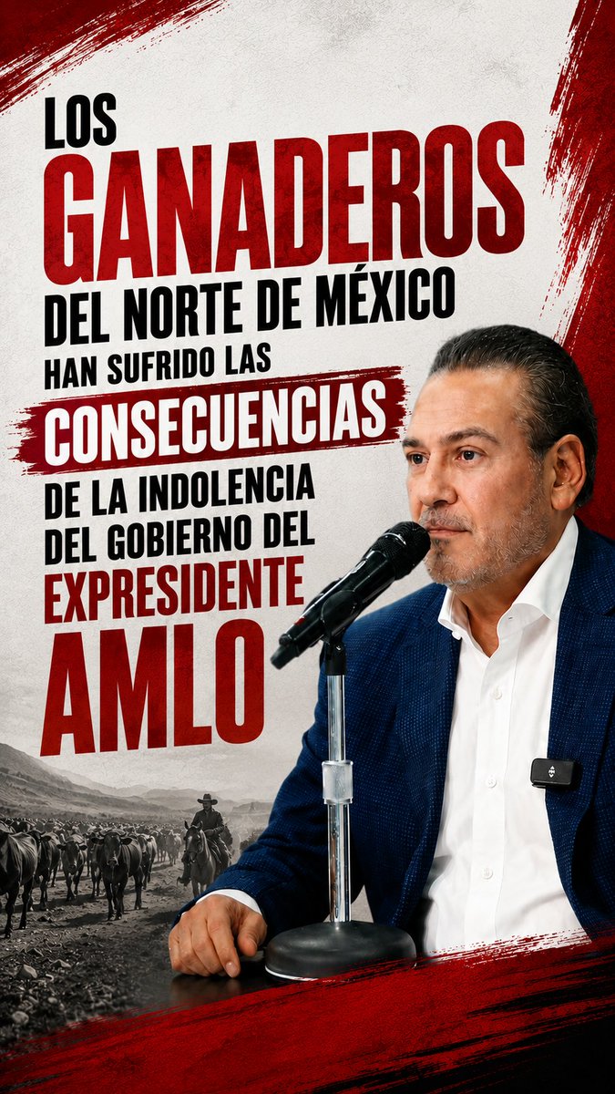 La indolencia de la administración de López Obrador ha generado una crisis con pérdidas superiores a 2 mil millones de dólares a los productores de ganado en México. #GusanoBarrenador