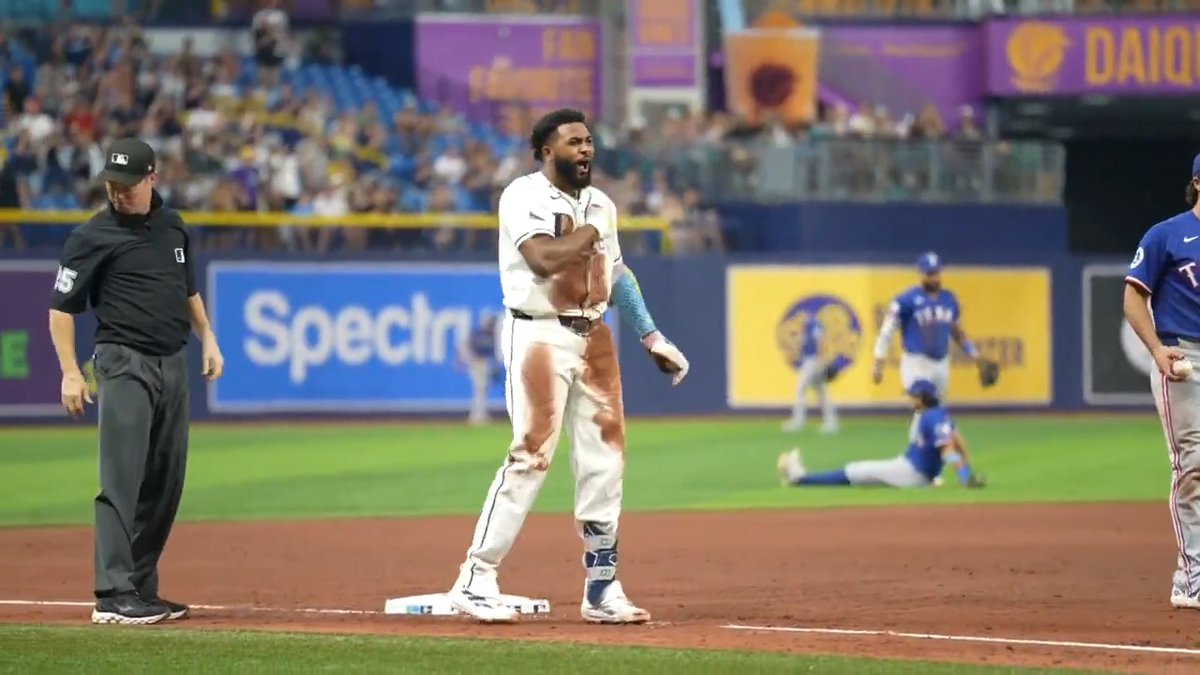 POV: Junior Caminero y el 2do triple de su carrera en MLB.