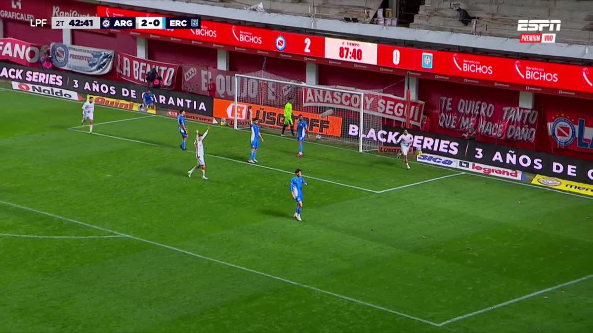 LINAJE DE CRACK: Hernán López Muñoz puso el 3-0 de Argentinos contra Estudiantes de Río Cuarto. 📺 ESPN Premium | Suscribite al Pack Fútbol en