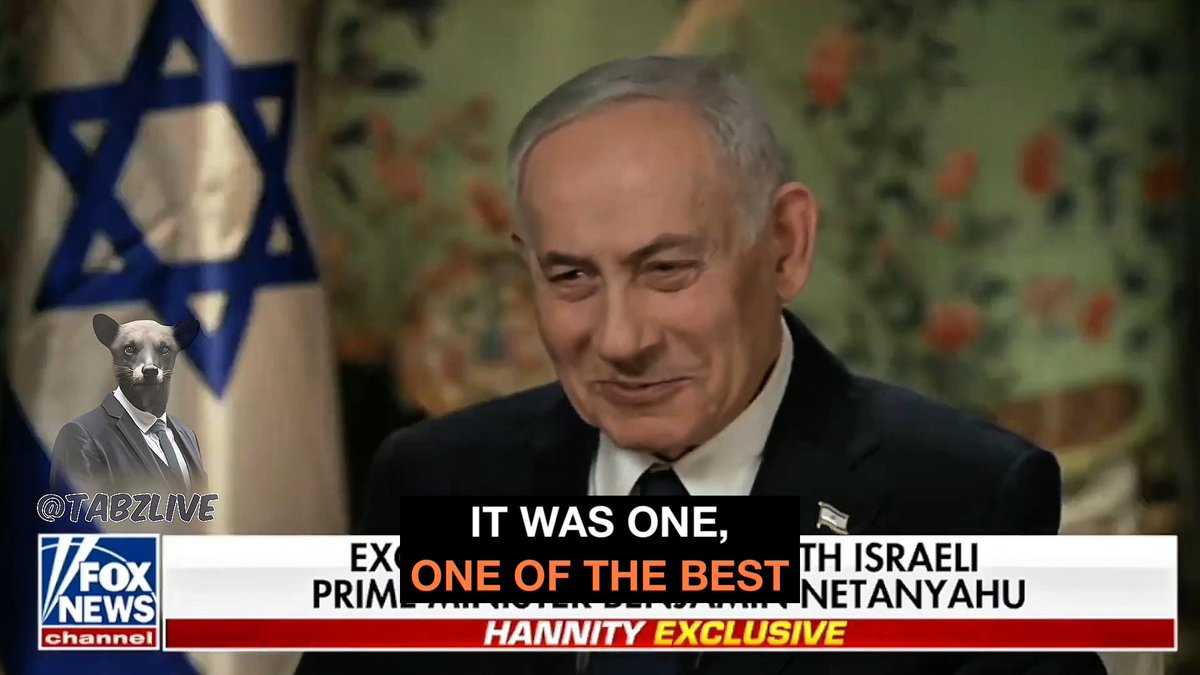 Netanyahu is Smiling like a Kid on Christmas after his Meeting with Trump “It was great. It was one, one of the best meetings that we've had.“ He wants Trump to DESTROY Iran’s energy infrastructure and to Bomb their OBLITERATED nuclear facilities (again) Trump wants a deal. Netanyahu wants more war. So we are getting more war