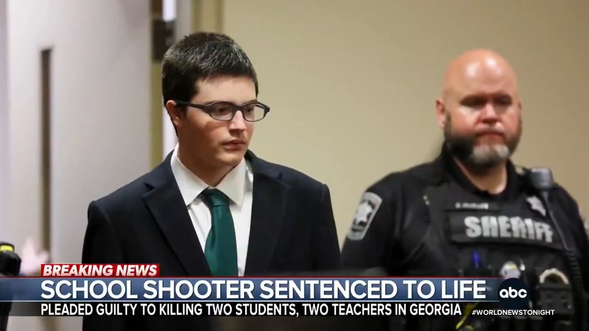 A judge in Georgia sentenced high school shooter Colt Gray to life in prison without parole for the killing of two students and two teachers. Prosecutors played jail calls with his mother recorded weeks after the shooting. Faith Abubéy has more.