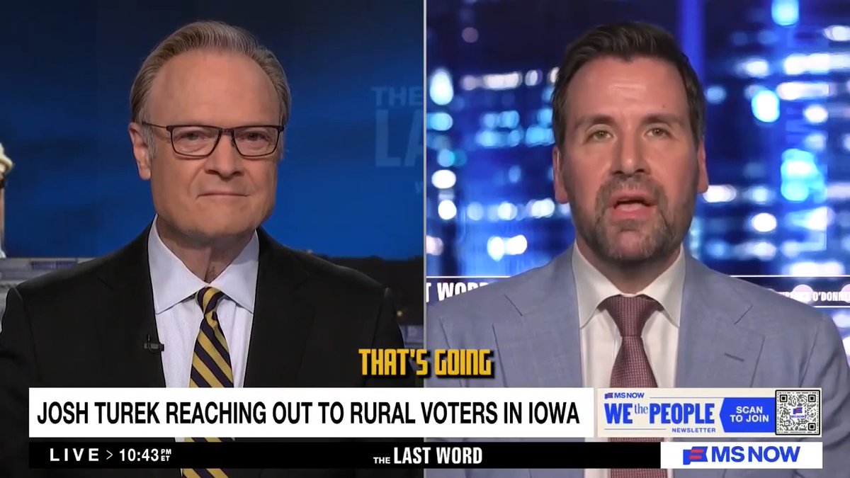 Iowans are ready to have a senator that is going to fight for them, not just for the billionaires and large corporations. We’re going to win this race in November and Push for Change.