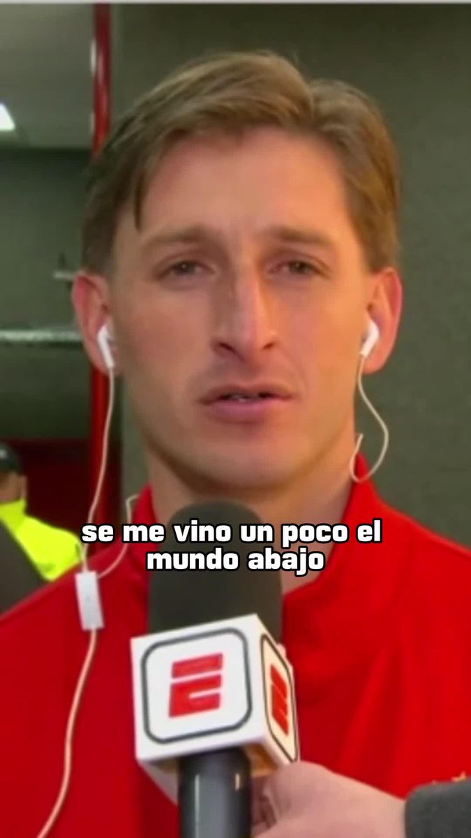 EL FÚTBOL, LAS LESIONES, LA VIDA... Gran mensaje de Matías Giménez Rojas, quien regresó a jugar con Argentinos y marcó un gol en el triunfo 3-0 ante Estudiantes de Río Cuarto. 📺 #SportsCenter | #DisneyPlus Plan Premium
