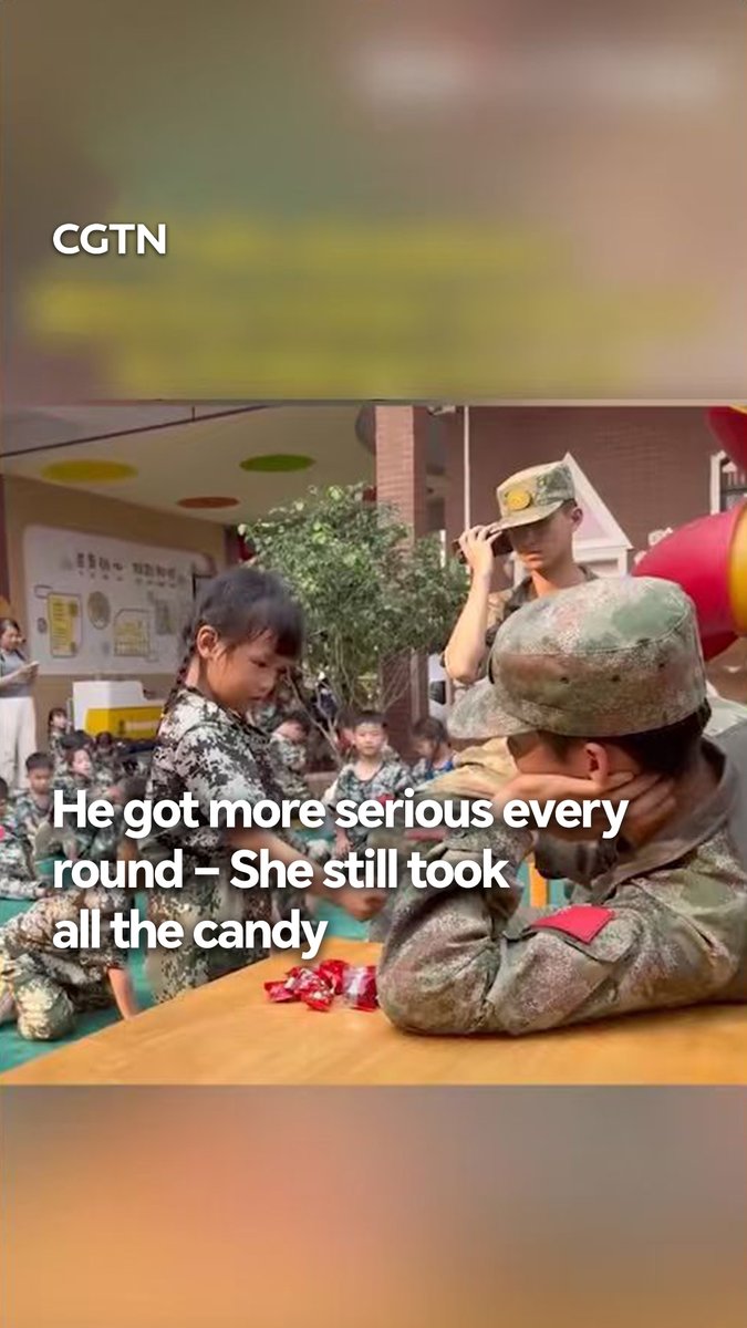 He got more serious every round – She still took all the candy #ChinaSeen #funnyshorts