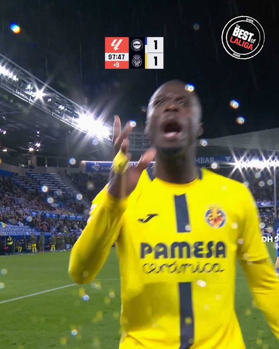 Esto de Nicolas Pepe en el último minuto. 🥵 LALIGAhighlights | Villarreal CF