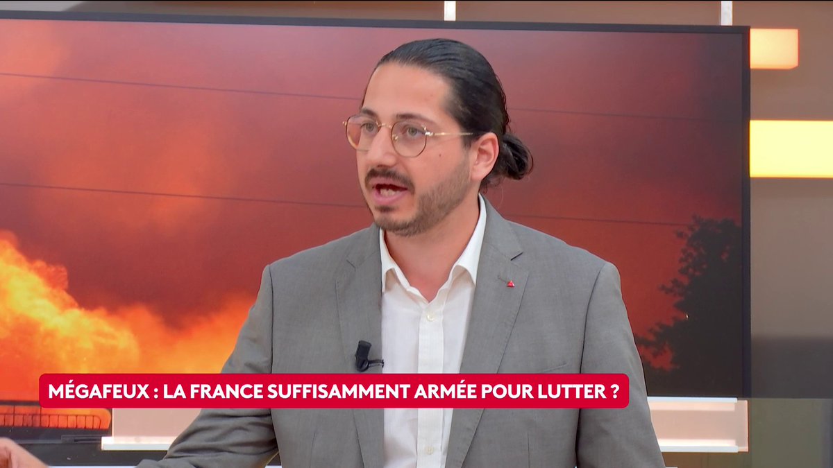 🔴 Incendies : "4 jours d'impôt sur la fortune suffisent à payer un Canadair. Pendant que nous avons un pays ravagé par les flammes, nous décidons de continuer à offrir toujours plus à quelques uns qui s'en mettent plein les poches." 🗣 Aurélien Le Coq, député LFI du Nord. #canal16