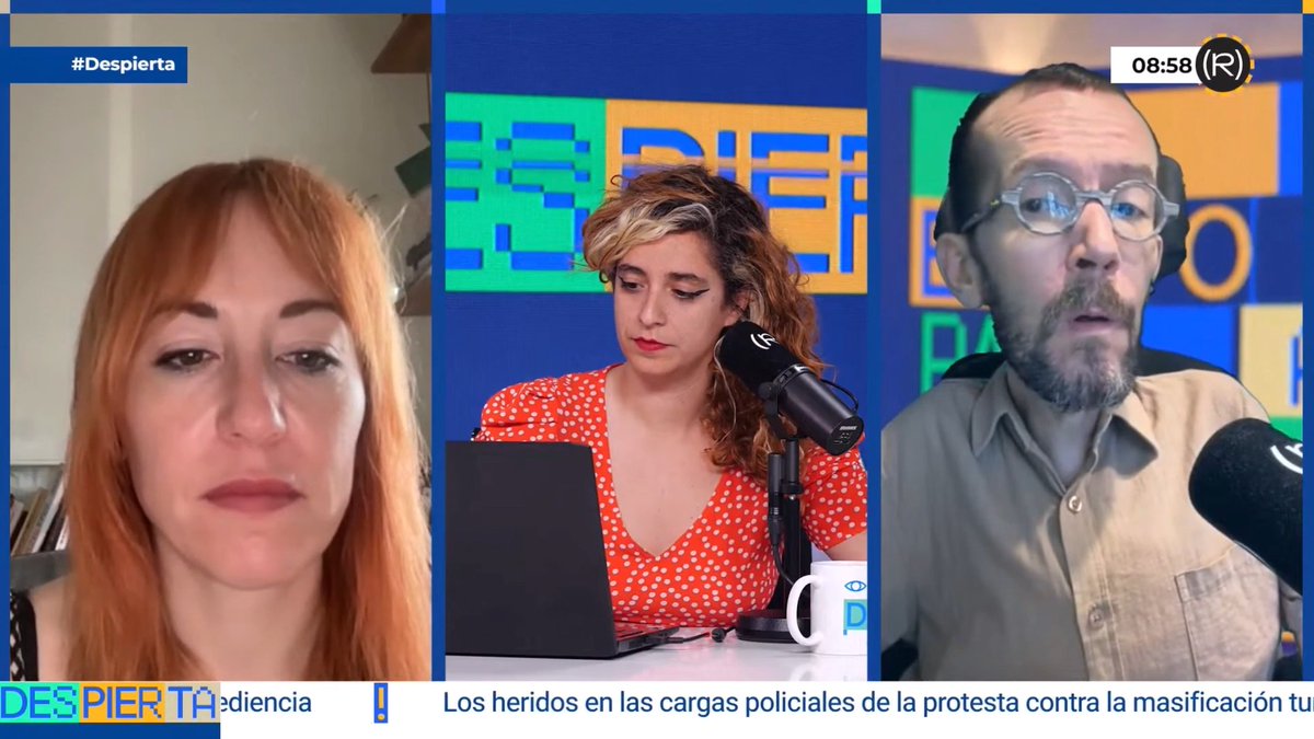 "La derecha sabe que si nosotros hubiéramos tenido el Ministerio del Interior hubiéramos hecho una limpia como hizo el Estado alemán cuando venció al nazismo" Pablo Echenique 👇🏾 📺 DESPIERTA!
