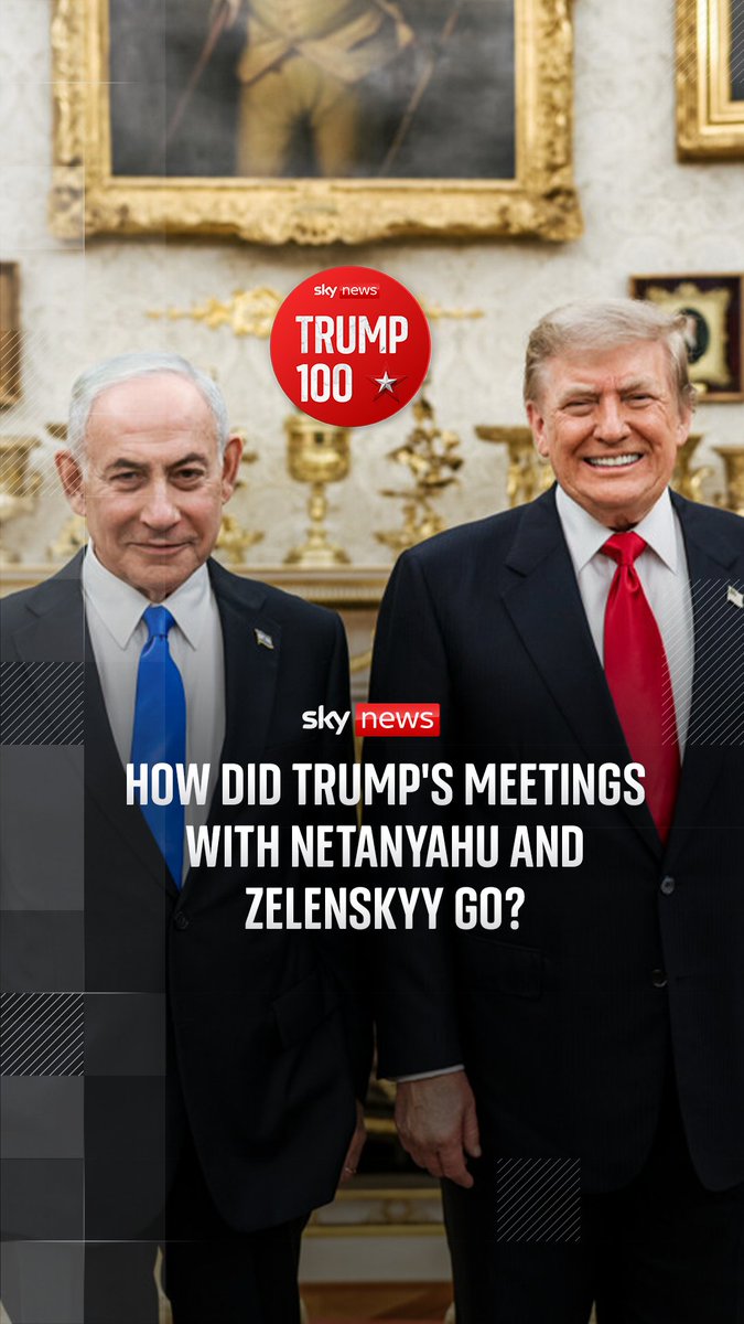 Three of the most significant leaders in the world met in Washington DC on Tuesday: Ukraine's Zelenskyy, Israel's Netanyahu and Trump. What did they talk about? And why did they meet? Sky's David Blevins and James Matthews break it down. 🎧👉