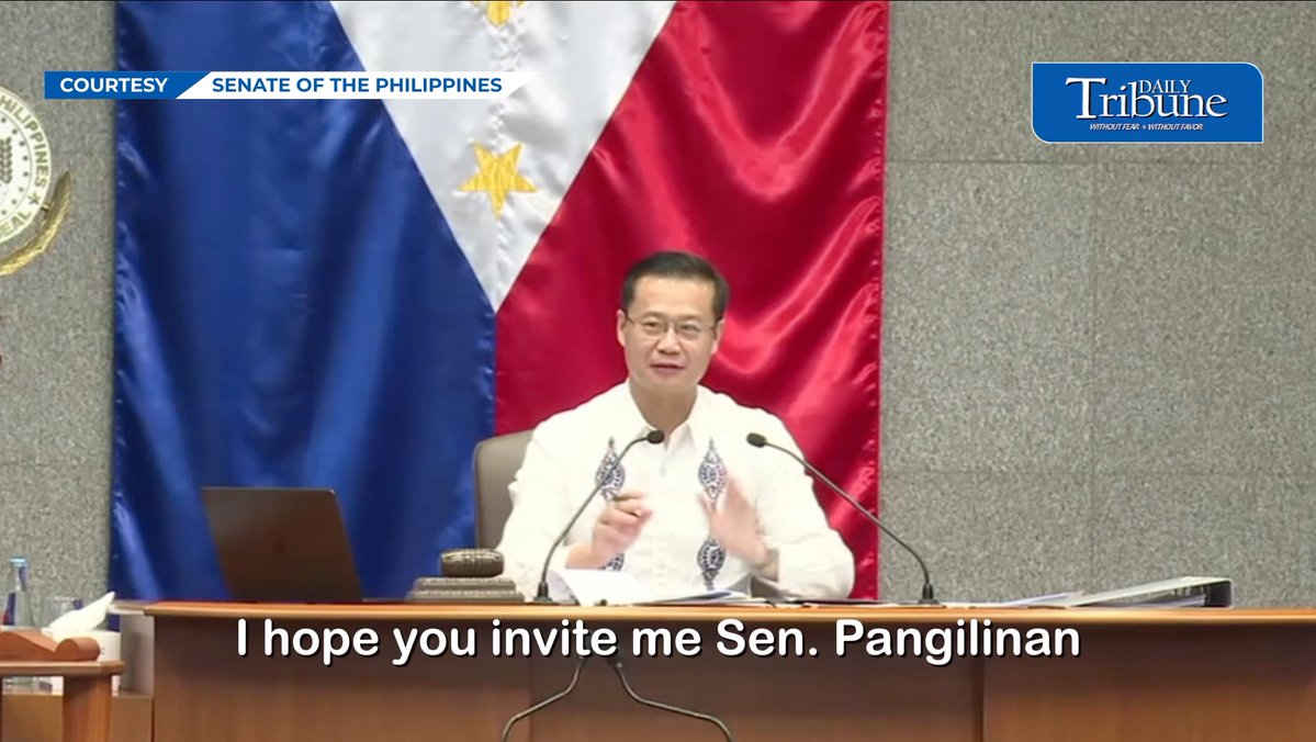 Win Gatchalian: Please invite me to the sake celebration Migz Zubiri: Maybe you can find a... Japanese lady! #dailytribune #Senate