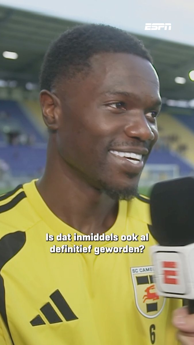 Jamal Amofa is de nieuwe aanvoerder van SC Cambuur 🆕ⓒ "Ik ben iemand die omkijkt naar een ieder en op het veld iedereen achter de broek aanzit." 🔗