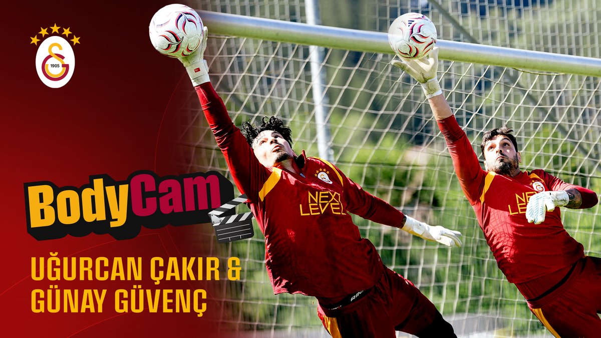 🎥 #BodyCam | Kalecilerimizden Uğurcan Çakır ve Günay Güvenç’in antrenmanından özel görüntüler, Galatasaray YouTube Sarı-Kırmızı Paket ve GSPlus Premium üyelerine özel olarak YAYINDA! 🧤 📺 Tamamını izlemek için 👇