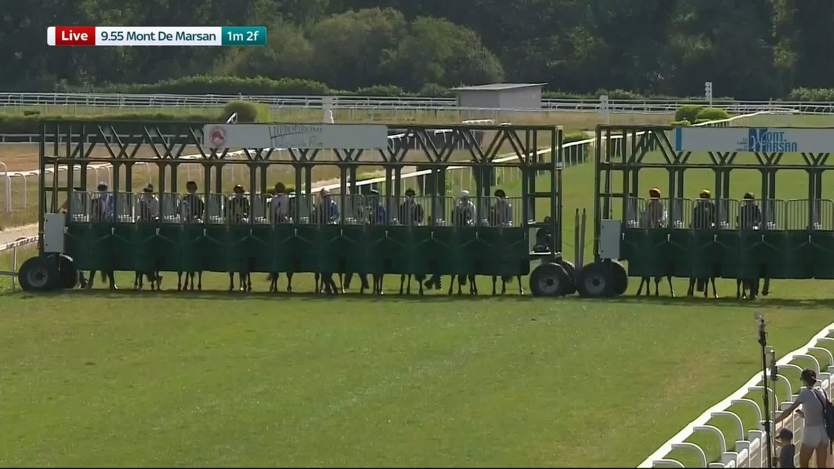 A bizarre start to proceedings! 😳 The 9.55am at Mont De Marsan was voided after the gates opened before the stalls had vacated the track. Two jockeys were quickly unseated in the early stages of the race - both getting up OK afterwards.
