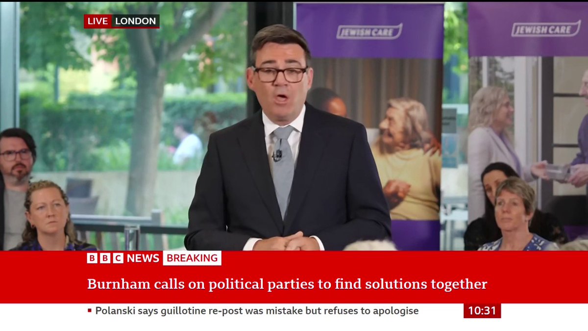 PM Andy Burnham says he has asked Baroness Casey to bring forward her independent review on adult social care by a year "I think we can rise to this challenge with the urgency it requires," he says Follow live: