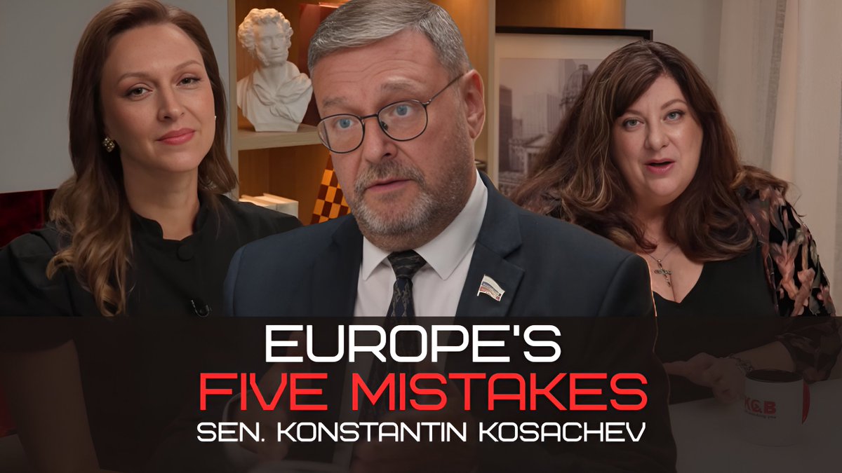 ‘NATO needs to have an ENEMY. During the 90s, it almost COLLAPSED because we were friends’ Sen. Konstantin Kosachev joins Olga and Tara to discuss: ◾️ Europe’s FIVE STRATEGIC MISTAKES in Ukraine ◾️ The issue with ‘rules-based’ world order ◾️ Whether Russia actually wants any more LAND WATCH OUR NEW EPISODE