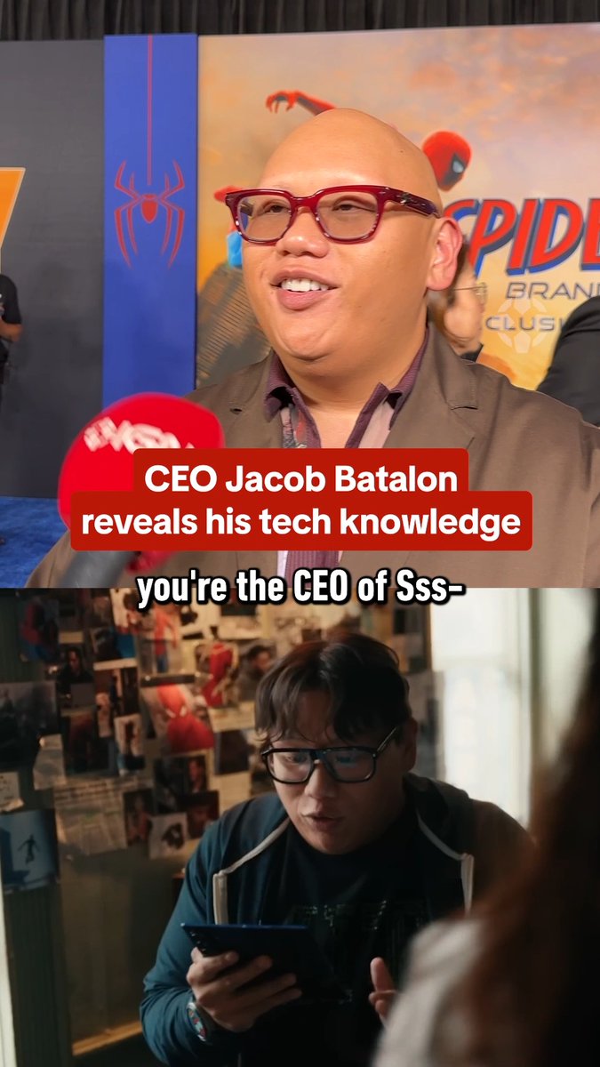 The CEO, Jacob Batalon, teaches us what he knows #SpiderMan #MCU #BrandNewDay #SDCC