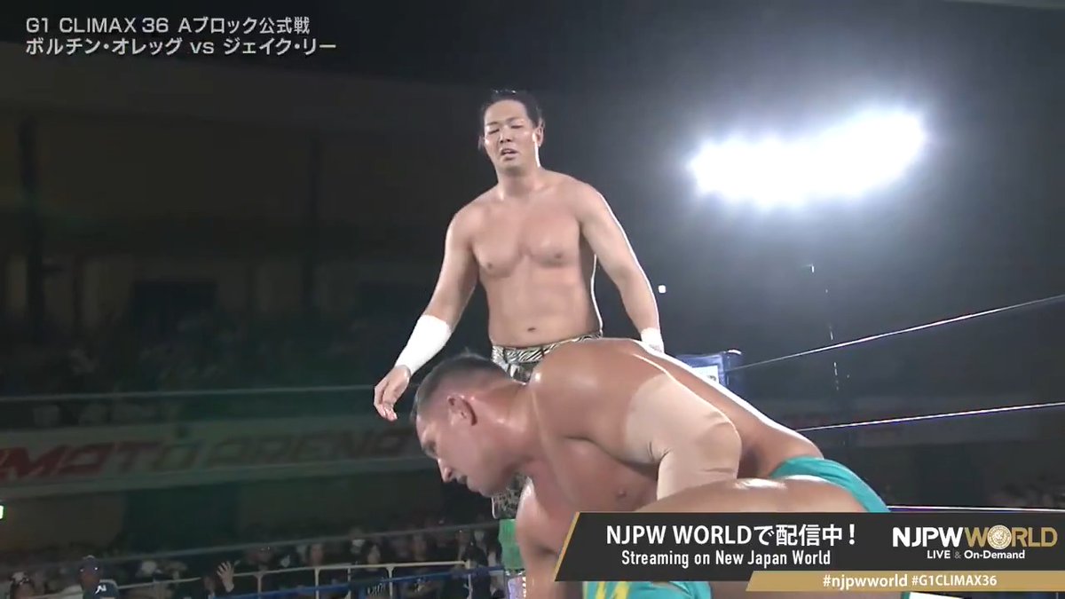 🏆G1 CLIMAX 36🏆大阪大会‼️ Aブロック公式戦‼️ 怪我を乗り越えた両者がシングルマッチ初対決💥 勝ち点を手に入れるのは…⁉️ 🆚 Boltin Oleg ボルチンオレッグ × Jake Lee 視聴&登録⏩「NJPW WORLD」で検索 #njpwworld #G1CLIMAX36