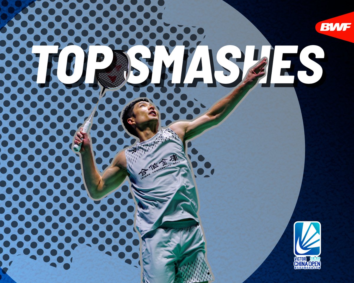 Super smashes from #ChinaOpen2026. 🚀 #BWFWorldTour