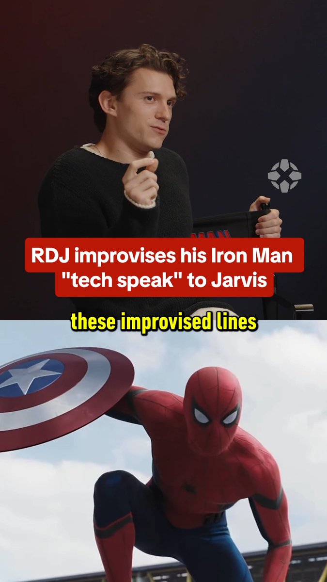 Want to sound smart? Tom Holland says: Make it up. #SpiderMan #MCU #BrandNewDay #SDCC